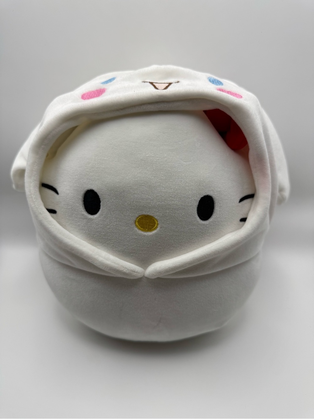 Squishmallow Hello Kitty in Cinnamaroll Hoodie Plush
